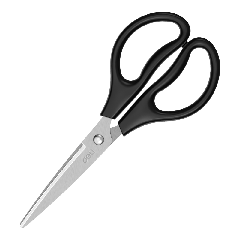 得力 办公剪刀180mm中号剪子生活家用裁切工具文具学生手工办公用品 TJ125 2.5