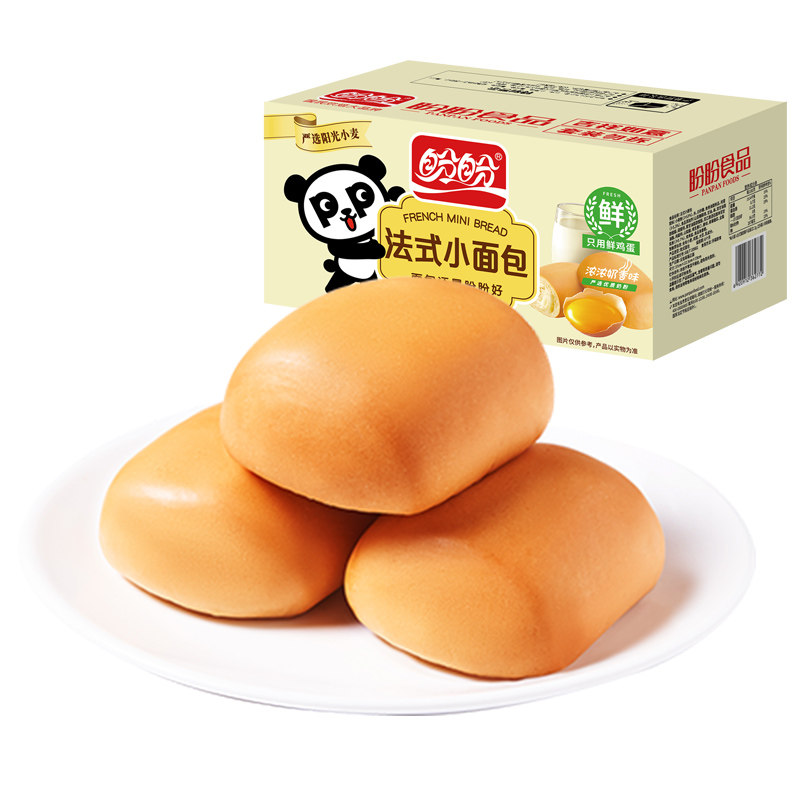 盼盼 牛奶千层吐司面包1kg 12.4元