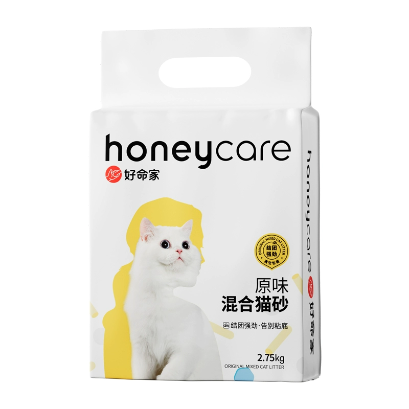 Honeycare 好命天生 好命家猫砂原味混合豆腐砂除臭低尘膨润土 ￥66