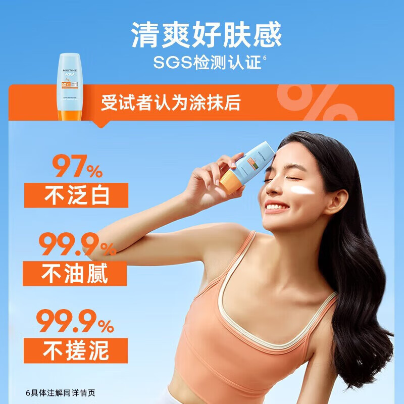 Mistine 蜜丝婷 泰国版小黄防晒霜隔离乳 40ml*2瓶 48.87元（需用券）