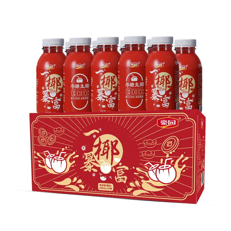 豪园 零糖生椰椰汁 245ml*10瓶 ¥17.9