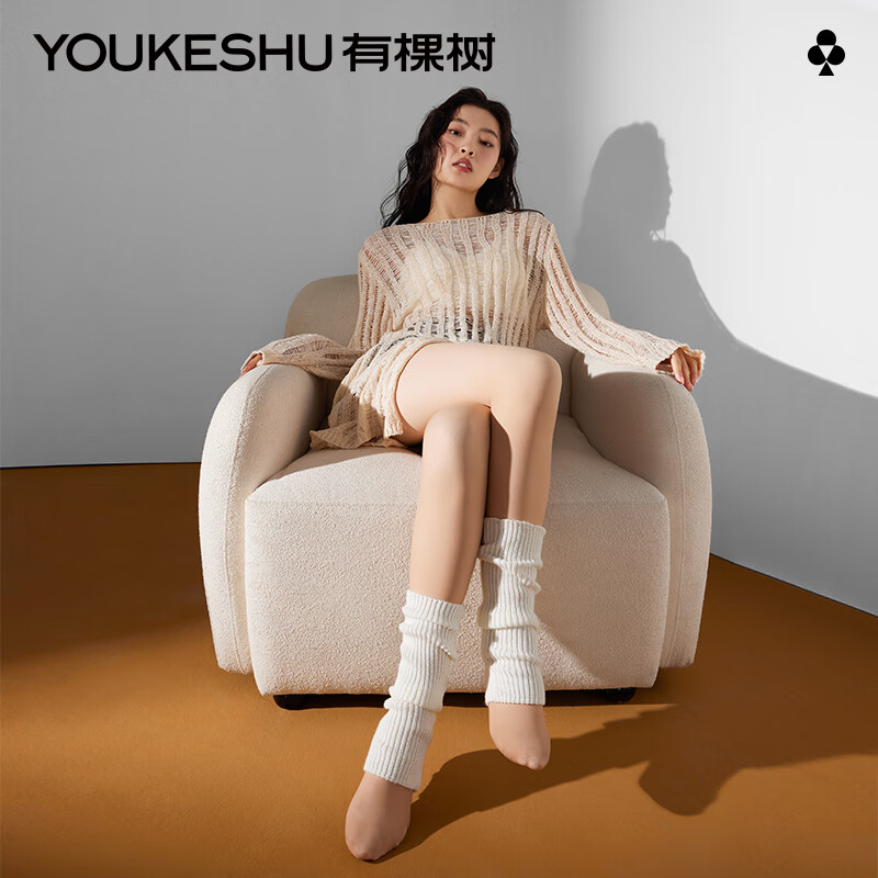 YOUKESHU 有棵树 外穿打底袜 无绒 1条 39.9元（需用券）