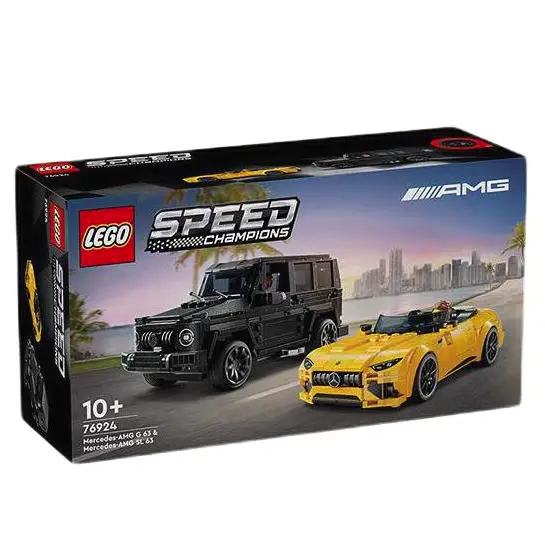 PLUS会员：LEGO 乐高 超级赛车系列 76924 Mercedes-AMG G 63 与 Mercedes-AMG SL 63 425.6元