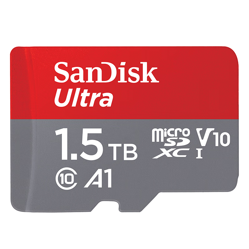 PLUS会员：SanDisk 闪迪 1.5TB TF MicroSD 内存卡 A1 U1 C10 至尊高速移动版存储卡 读