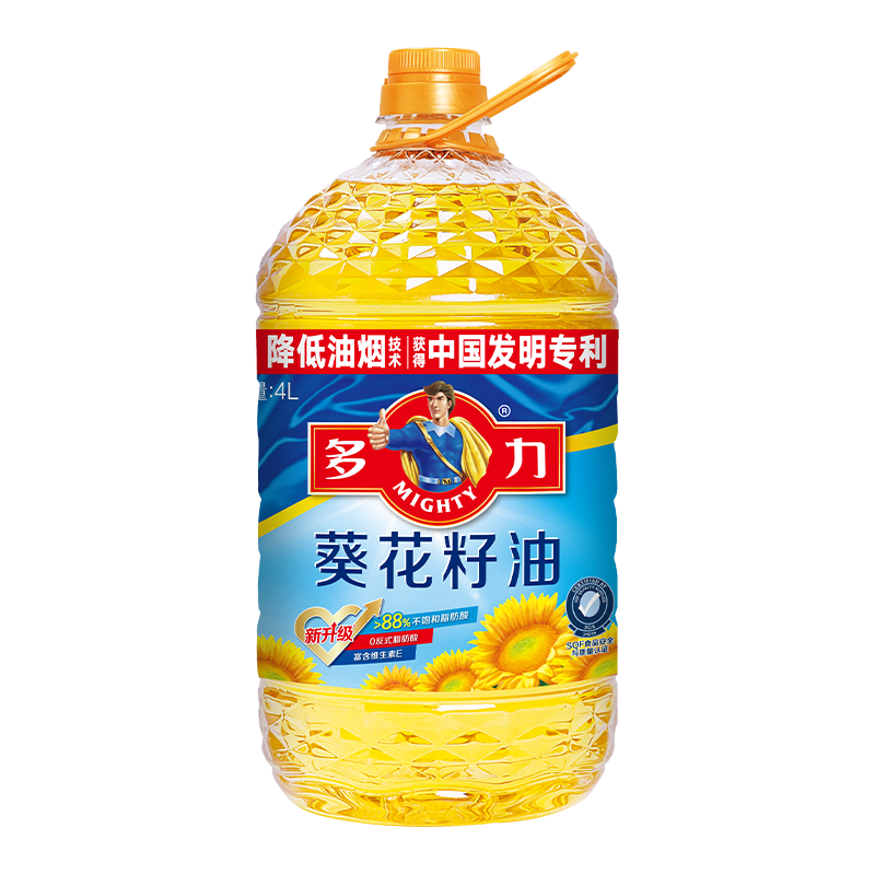 多力 葵花籽油 4L 桶装
