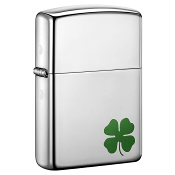 ZIPPO 打火机 小幸运 镜面镀铬彩印 爱情送礼 24007 打火机防风火机 249元