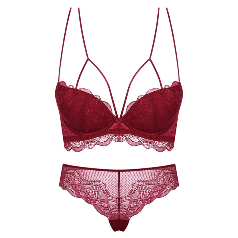 PEANOJEAN W8740 性感内衣女本命年文胸套装 53元