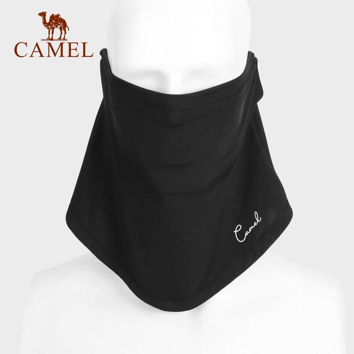 CAMEL 骆驼 护颈挂耳面罩骑行开车夏天防尘遮脸冰感防紫外线面 24元DETSRT