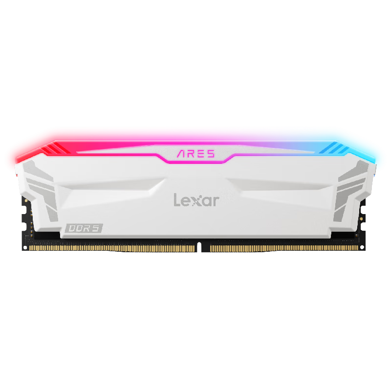 PLUS会员：Lexar 雷克沙 Ares战神之刃 DDR5 6800MHz 32GB 16G*2套条 651.2元（需领券）