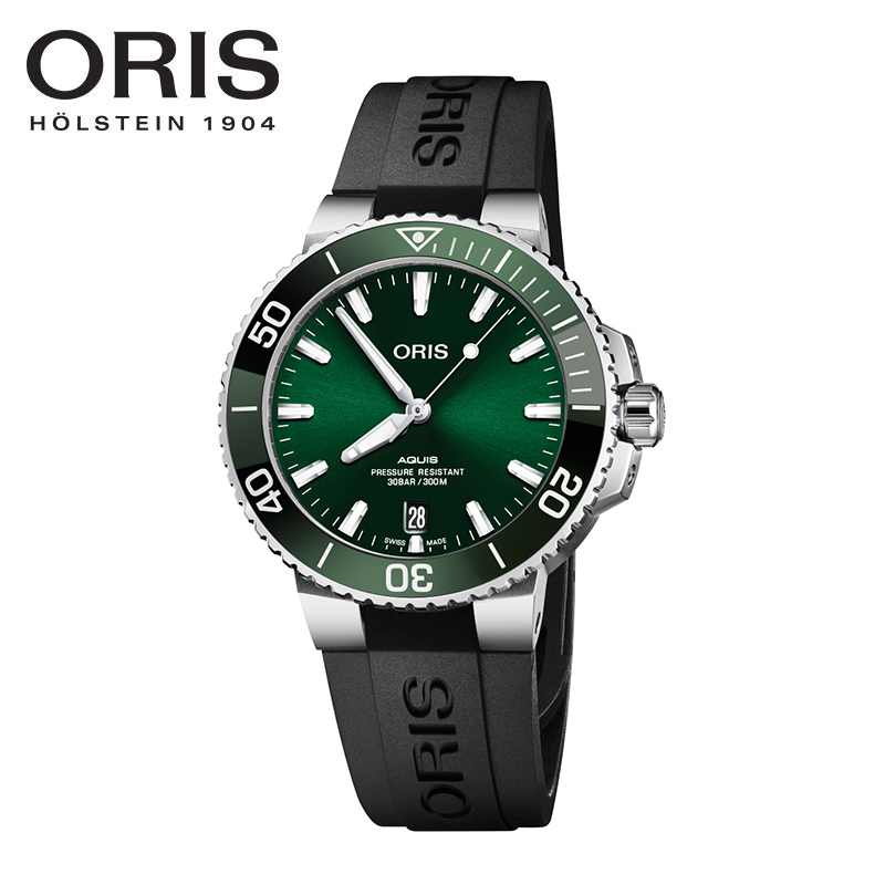 ORIS 豪利时 AQUIS系列 01 733 7730 4157-07 4 24 64EB 男士自动机械手表 12640元