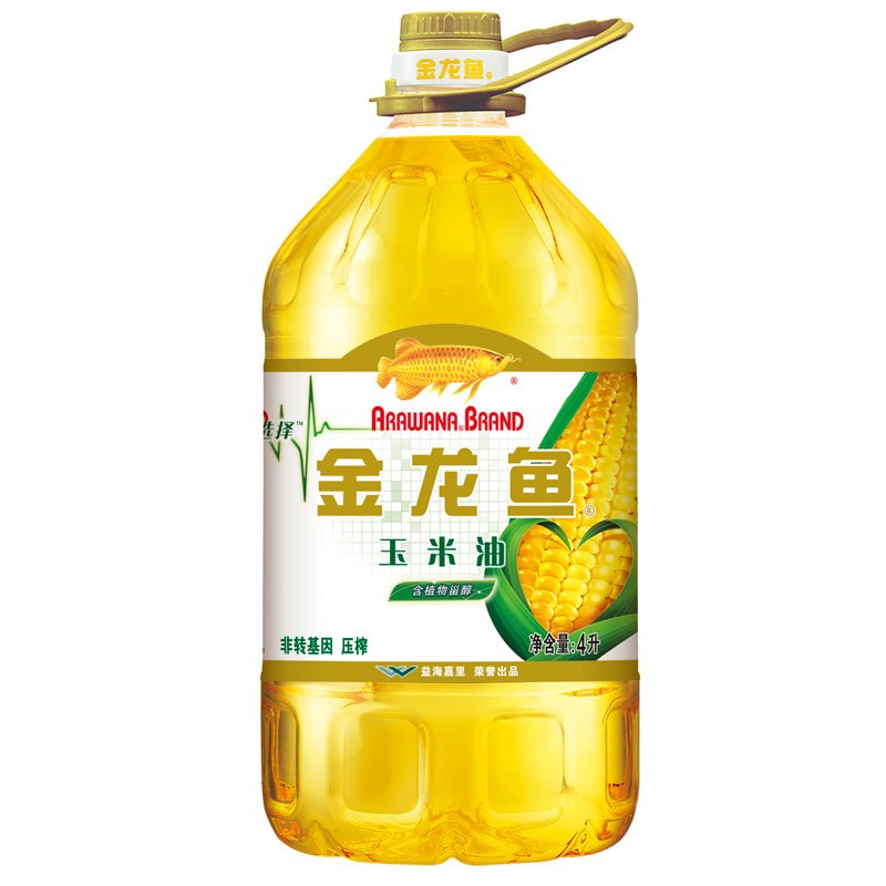 金龙鱼 非转基因 压榨玉米油 4L 49.9元