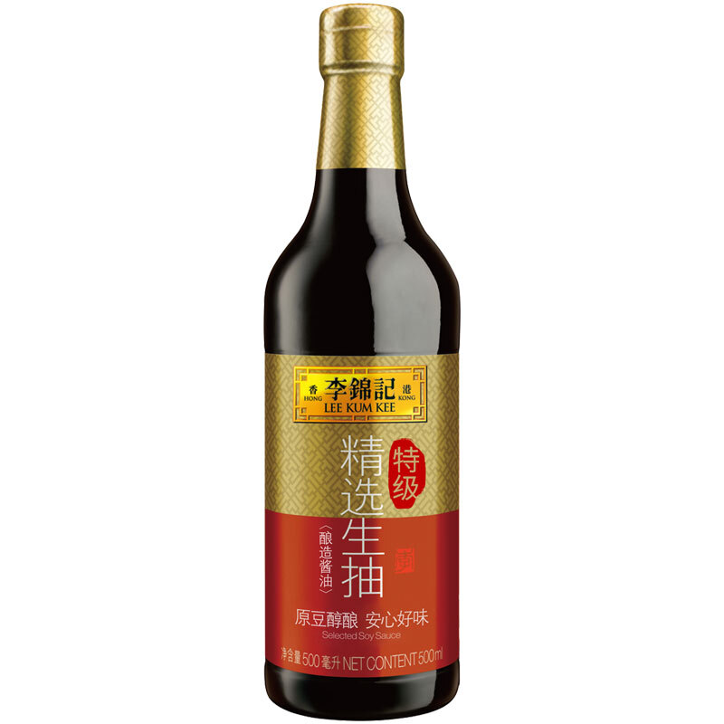 李锦记 特级 精选生抽 500ml 9.9元