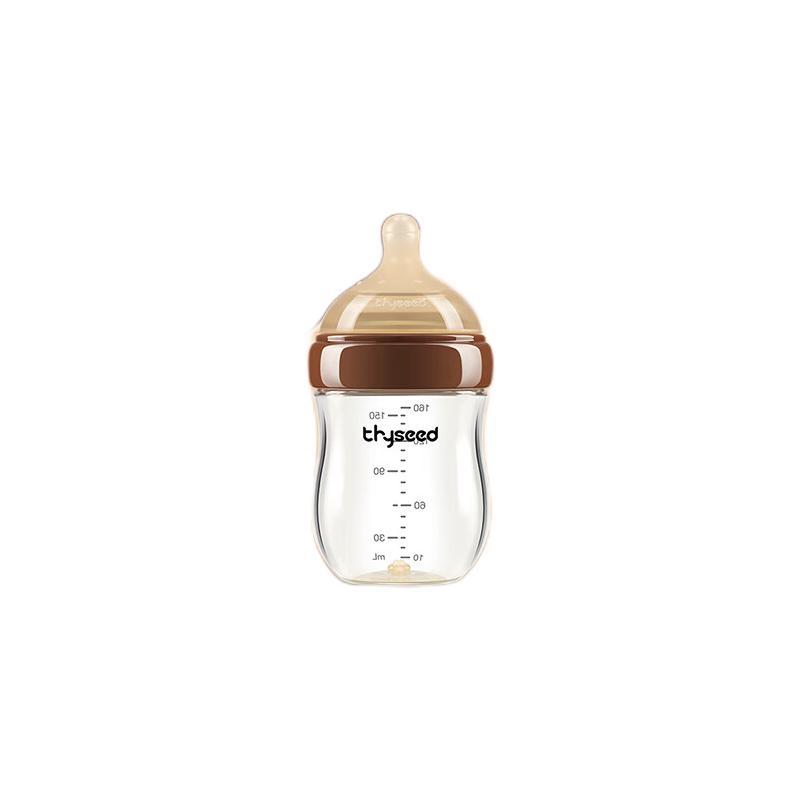 thyseed 世喜 玻璃奶瓶0-6个月新生儿奶瓶防胀气0-3个月婴儿奶嘴240ml（3-7月） 1