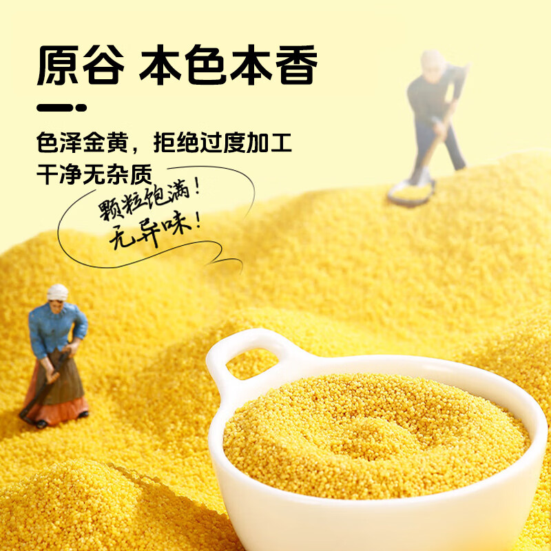 农合天下 敖汉黄小米 2.5kg 袋装 17.9元 - 86线报