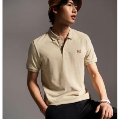 需首购，plus会员：Lee 男士短袖 polo衫 24新品 卡其色 XL 103.63元 包邮 （需凑