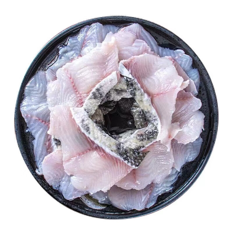 免浆黑鱼片250g*1盒 16.25元
