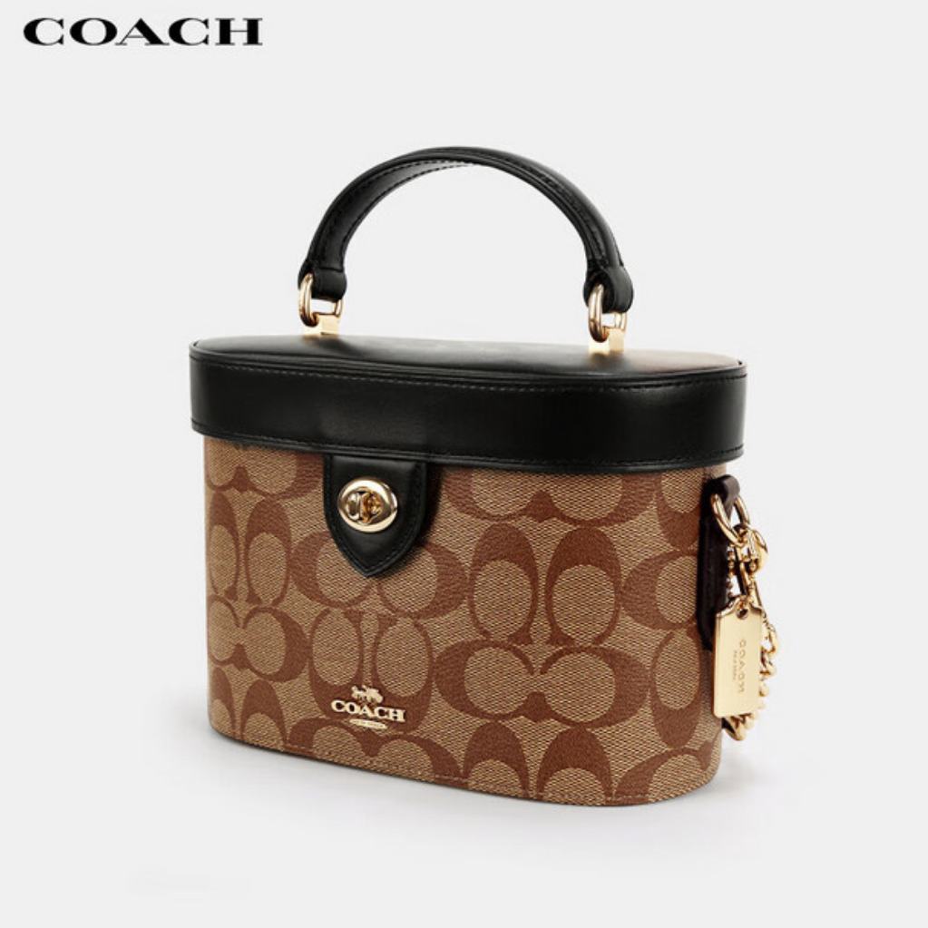 PLUS会员：COACH 蔻驰 女士手提单肩斜挎包盒子包化妆包78277 999.05元（需领券