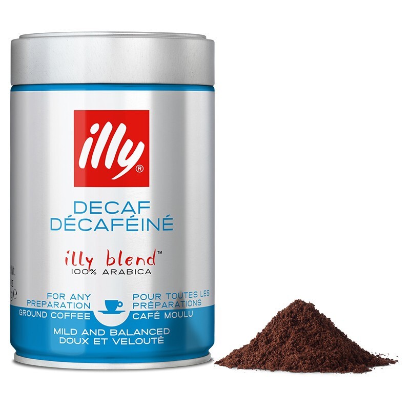 illy 意利 意大利进口 咖啡豆250G罐装意式浓缩美式咖啡 低因咖啡粉｜24年9月
