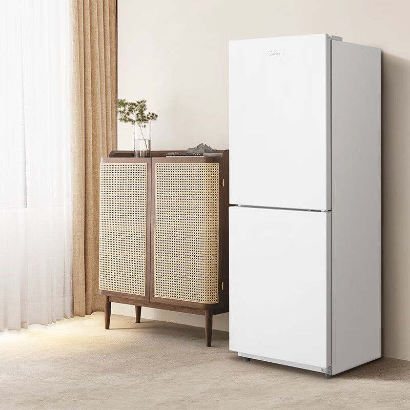 移动端、京东百亿补贴：Midea 美的 MR-190E 直冷双门冰箱 181L 白色 859元