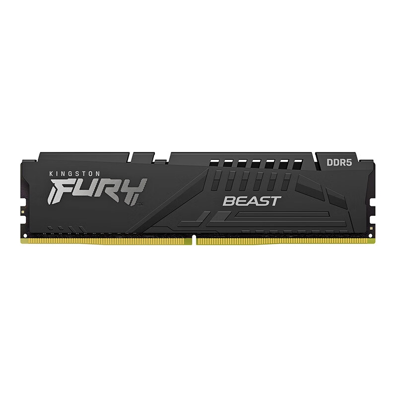 Kingston 金士顿 FURY Beast超级野兽系列 DDR5 6000MHz 台式机内存 马甲条 黑色 32GB 1