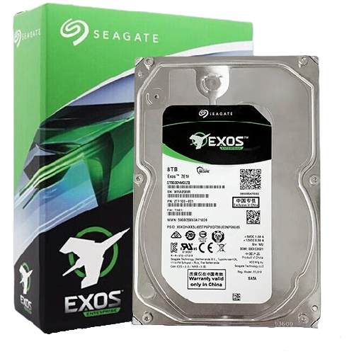 SEAGATE 希捷 银河Exos 7E10系列 3.5英寸 企业级硬盘 8TB（CMR、7200rpm、256MB）ST8000NM017B 1329元