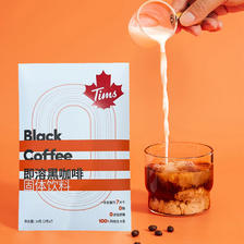 PLUS会员：Tim HortonsTims 速溶美式咖啡浓缩0脂0卡 2g*7条 3.46元包邮