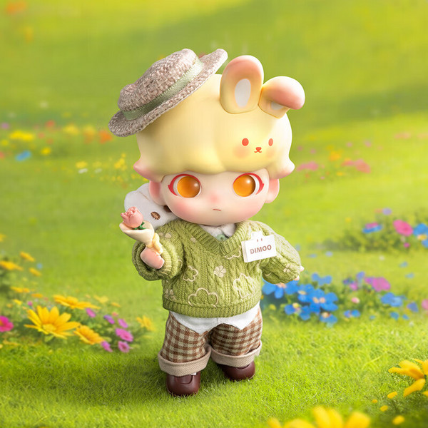 21日22点:泡泡玛特 dimoo假日兔可动人偶bjd公仔玩偶