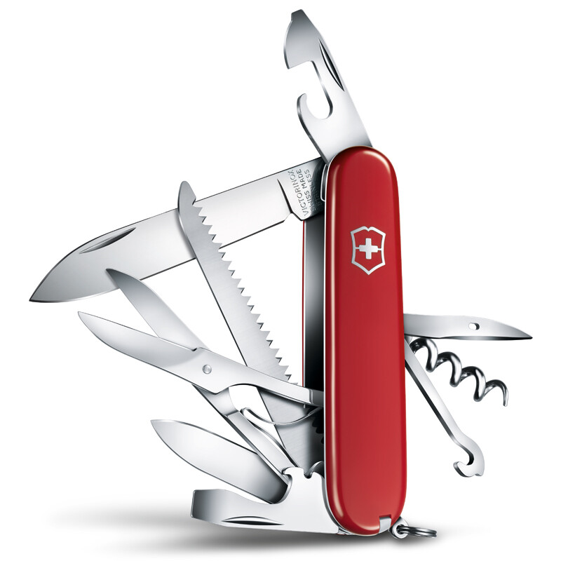 VICTORINOX HUNTSMAN 1.3713 都市猎人瑞士军刀 红色 150.98元