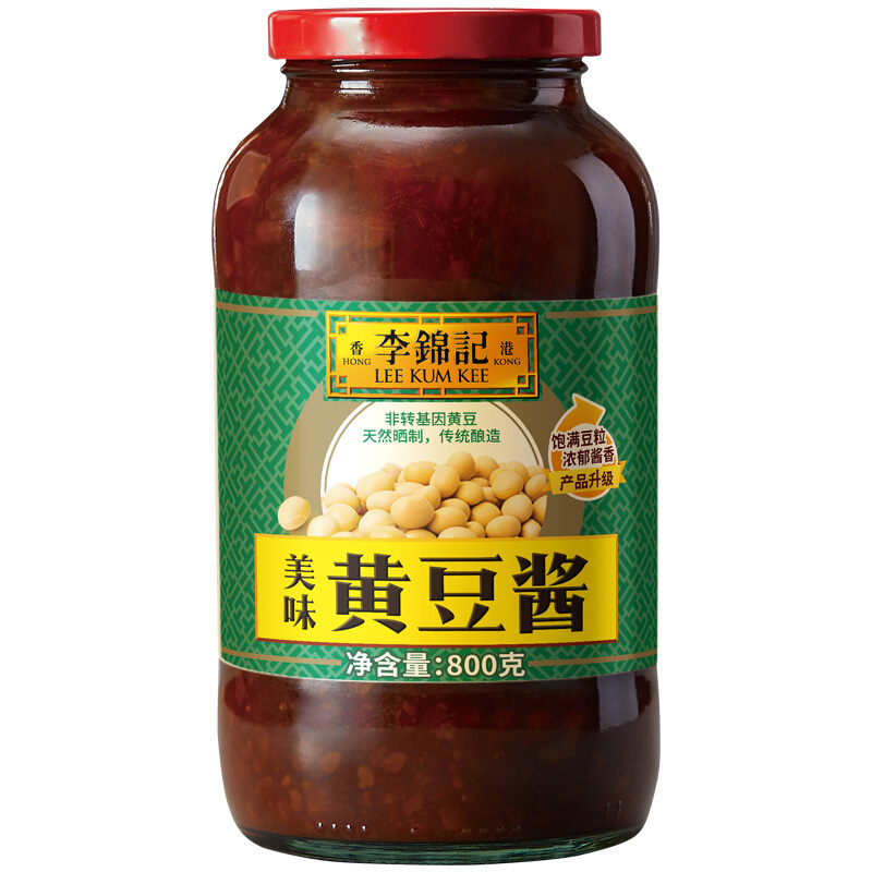 李锦记 美味黄豆酱 800g 4.09元（需买4件，需用券）