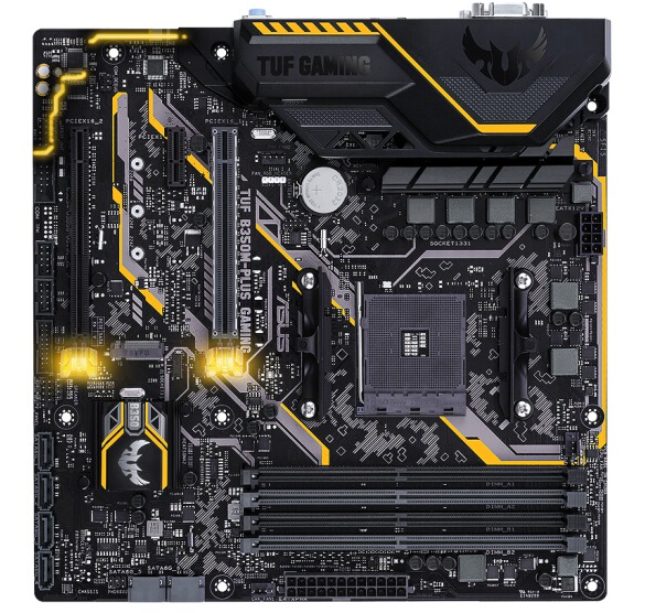 $579 asus 华硕 tuf b350m-plus gaming 主板