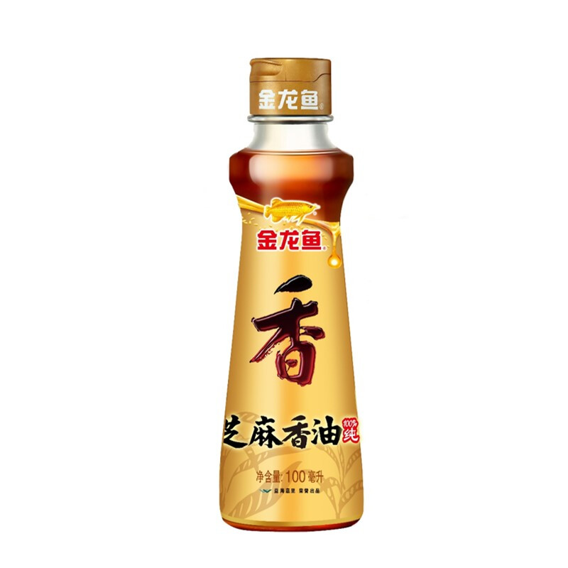 金龙鱼 芝麻香油400ml 家用调味瓶装拌菜纯芝麻原料 15.9元