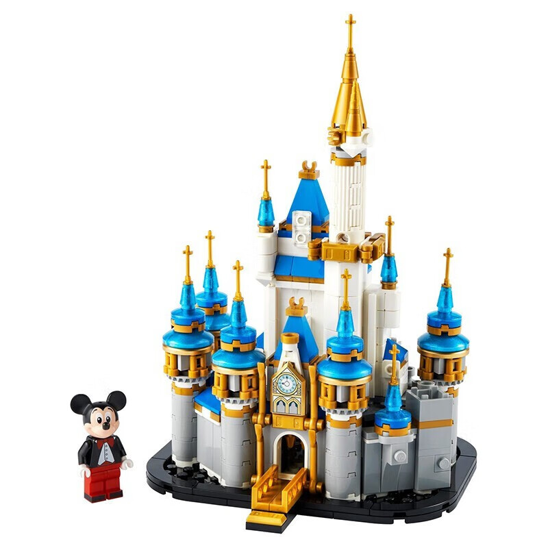 LEGO 乐高 积木迪士尼系列 女孩拼搭玩具礼物 40478 迷你迪士尼城堡 239元