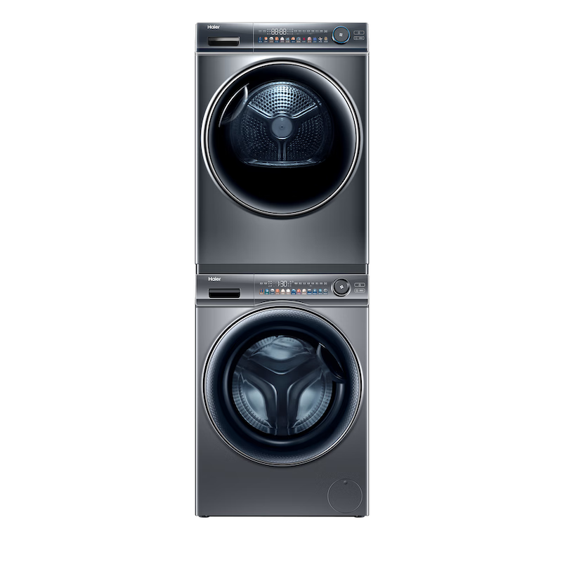 618预售、PLUS会员：Haier 海尔 SL6洗烘套装 10KG精华洗滚筒洗衣机+双擎热泵烘
