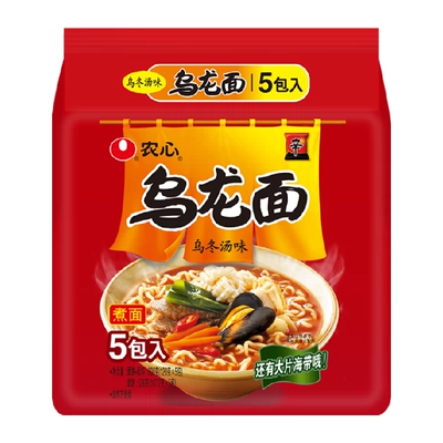 88VIP:农心乌龙面泡面120*5包方便面 15.95元(需领券)福袋2元