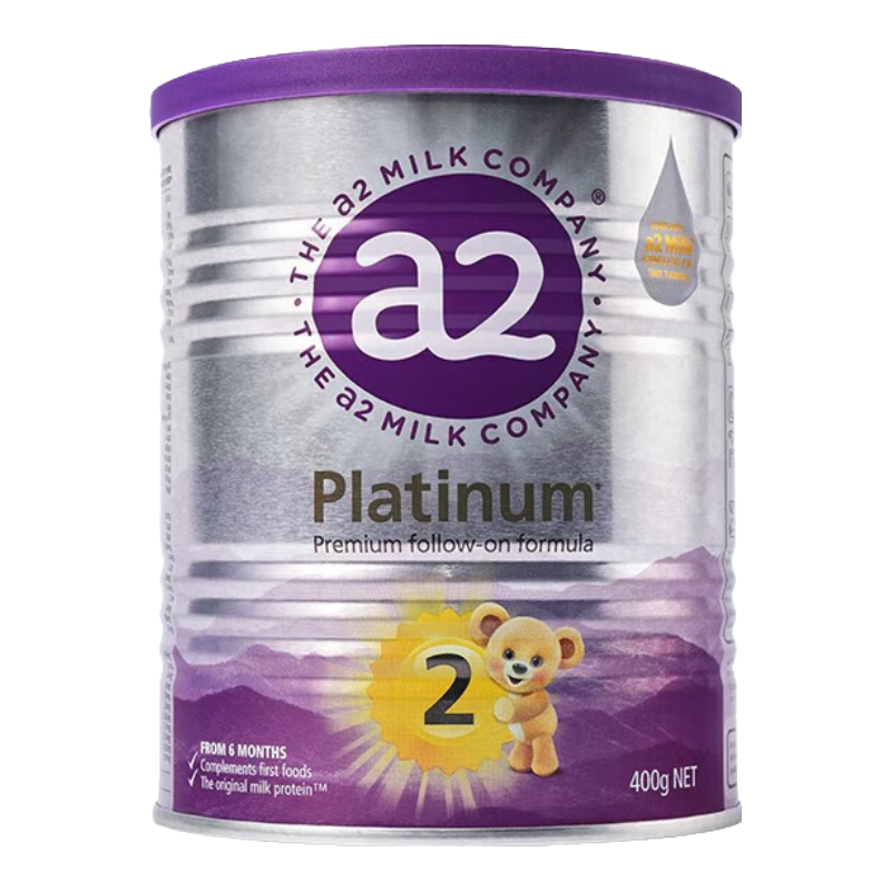 a2 Platinum系列 较大婴儿奶粉 澳版 2段 400g 96.9元