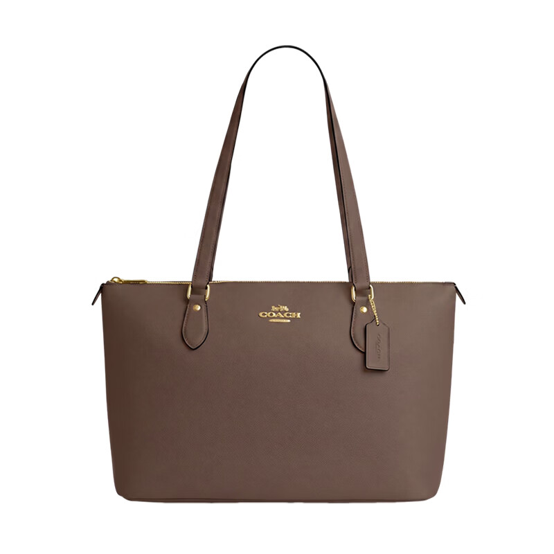 COACH GALLERY 大号单肩手提 女士托特包 深褐色CV402 641.45元（需用券）