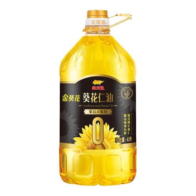 聚划算百亿补贴:金龙鱼 零反式葵花仁油4L 38.5元