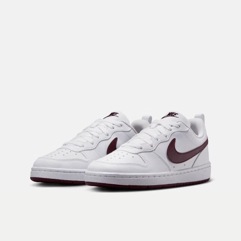 PLUS会员：NIKE 耐克 COURT BOROUGH LOW RECRAFT 大童运动鞋 DV5456-112 235.26元包邮（需