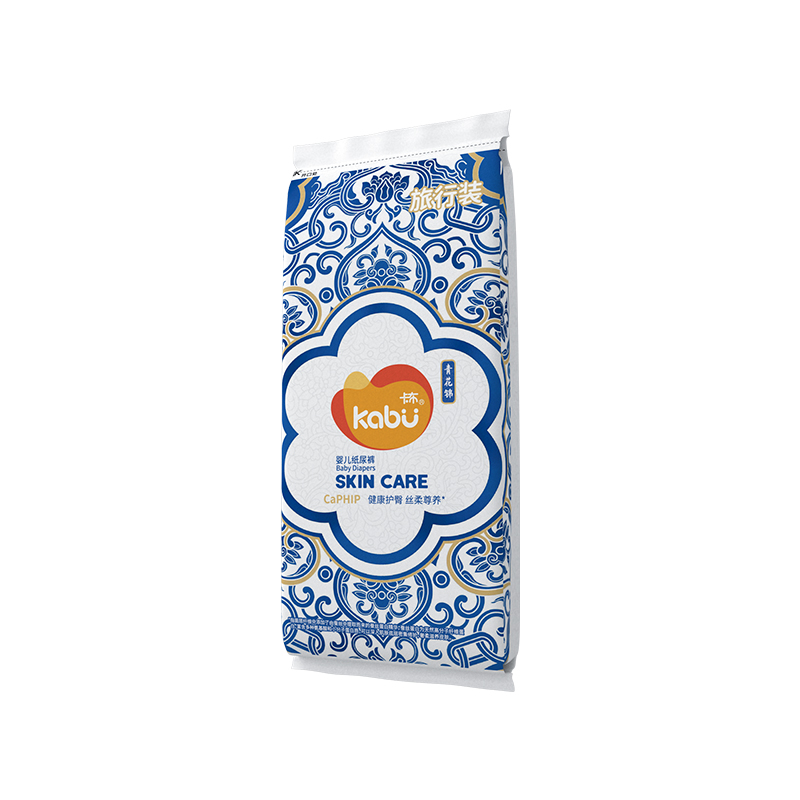 卡布 青花试用体验装NB-4XL纸尿裤拉拉裤尿不湿婴儿宝宝薄透气干爽 3.2元