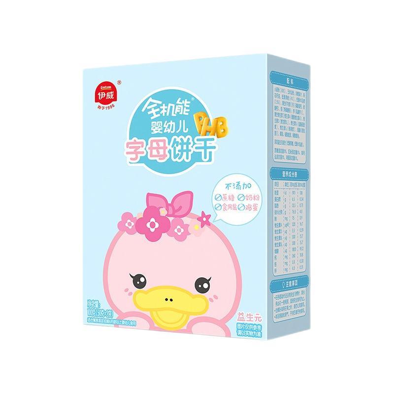 Eastwes 伊威 宝宝零食 婴幼儿字母饼干 6.9元（需用券）