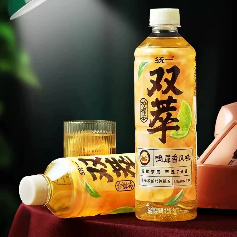 统一 双萃柠檬茶鸭屎香风味茶饮料500ml*15瓶整箱茶饮料 ￥27.9