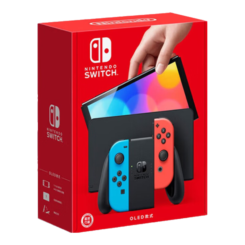 再降价、plus会员、限地区：Nintendo Switch 任天堂Switch NS 掌上游戏机OLED主机港