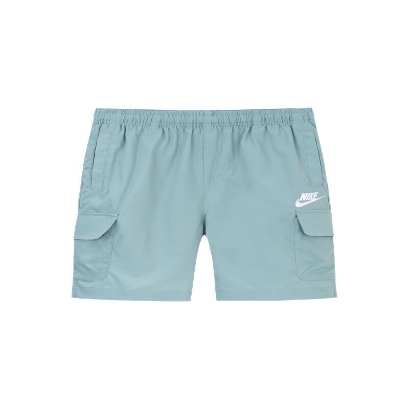 Jordan 耐克童装男女童JORDAN短裤夏季儿童梭织裤子 海蓝 130 154元（需用券）