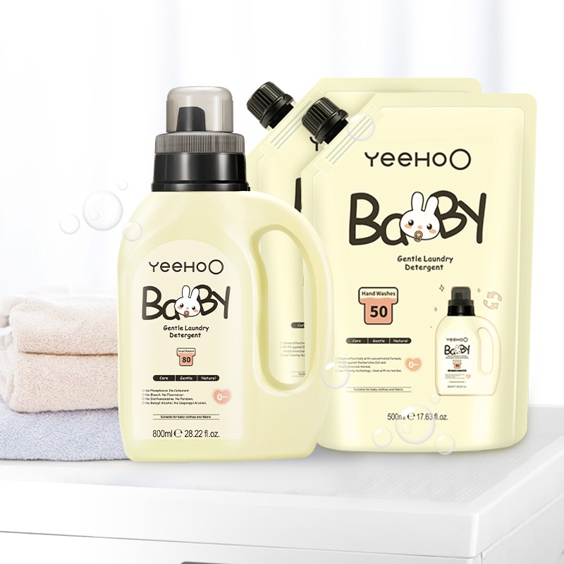 YeeHoO 英氏 婴幼儿专用洗衣液套装 3.6斤 46.05元包邮（需用券）