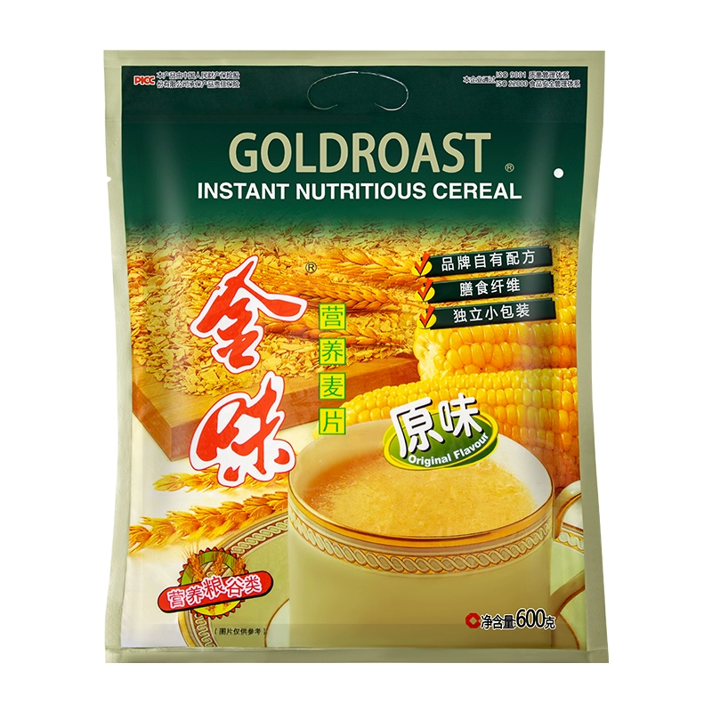 金味冲饮麦片原味营养麦片600g 券后24.9元