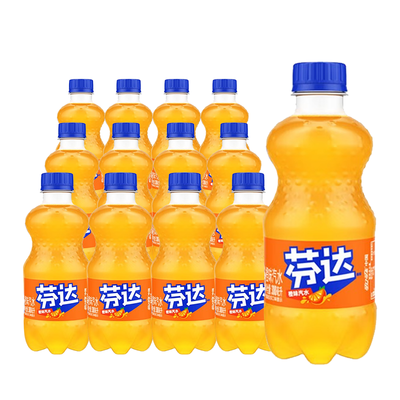 PLUS会员、需入会：Fanta 芬达 碳酸饮料 300ML*12瓶*3件 48.1元包邮（双重优惠，