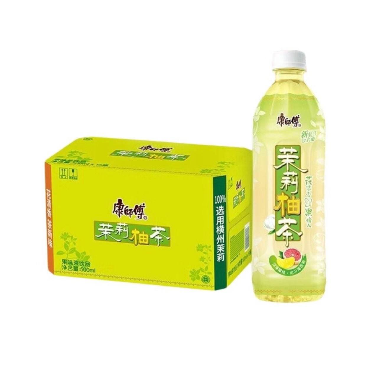 康师傅 茉莉柚茶 500ml×4瓶 6元/4瓶