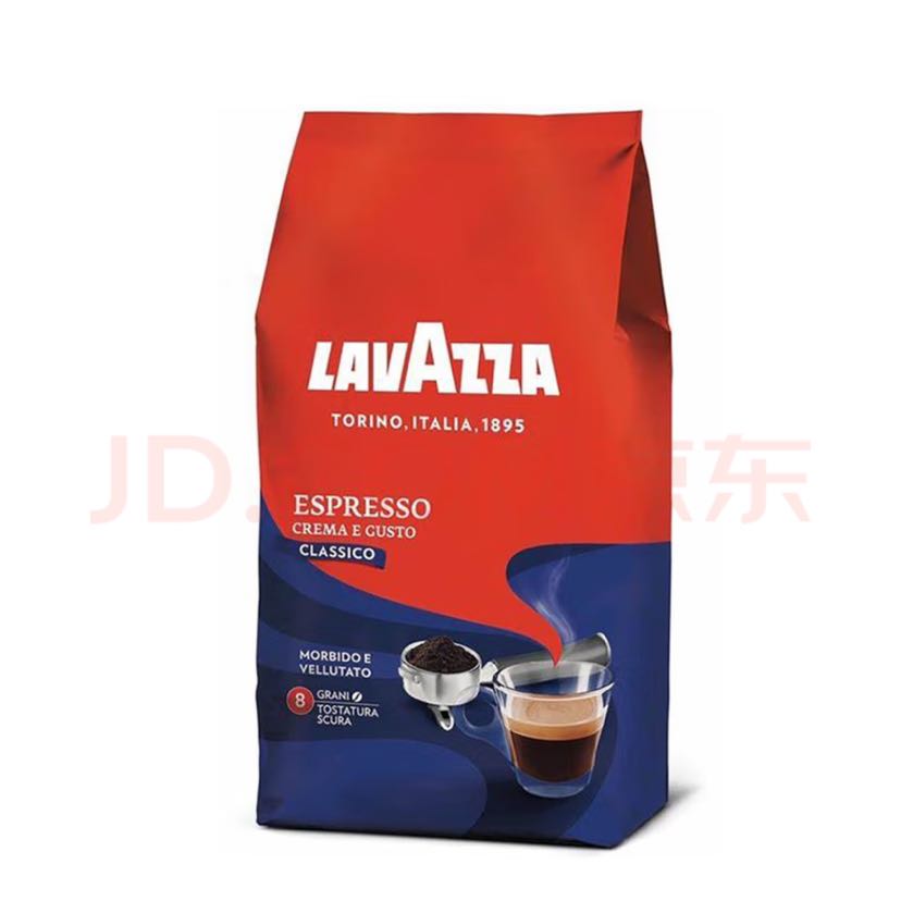 拉瓦萨（LAVAZZA） 经典奶香意式浓缩咖啡豆意大利进口中烘1kg