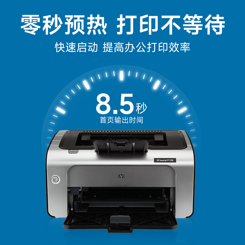 88VIP：HP 惠普 P1108 黑白激光打印机 1224.55元