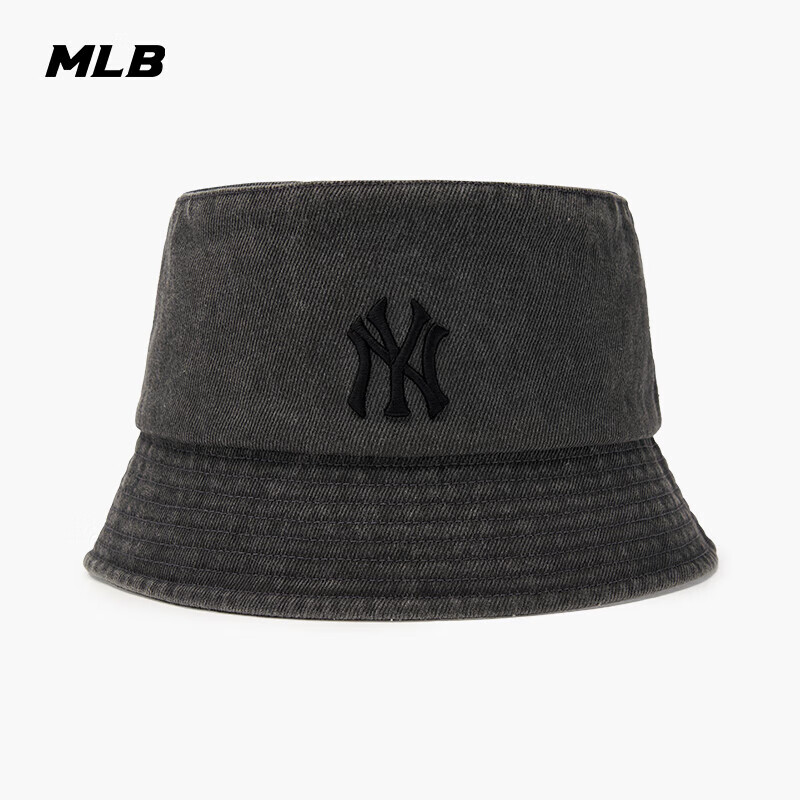 MLB 男女情侣新款平顶仿牛仔渔夫帽刺绣logo帽子3AHT8804N-50GRD-57H 323元（需用券